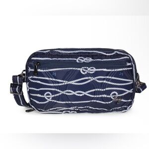 Lug  🚿 Crescendo Convertible Shopper with Crossbody Bag in Nautical Navy